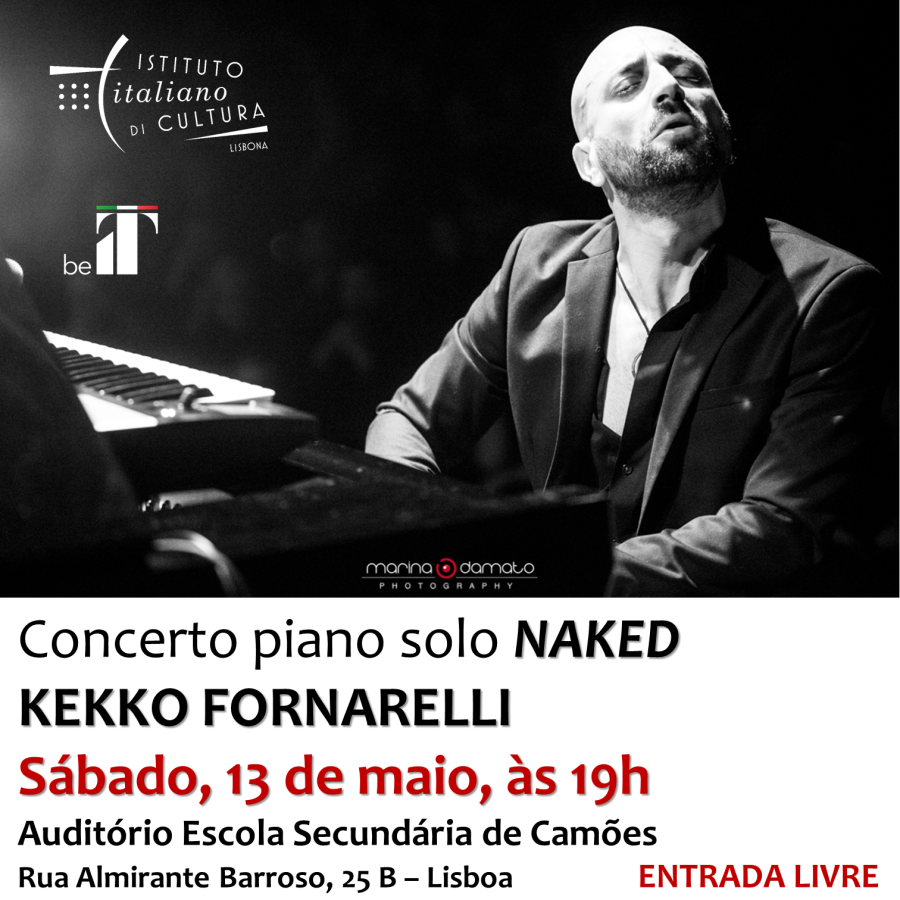 Concerto piano solo NAKED - KEKKO FORNARELLI