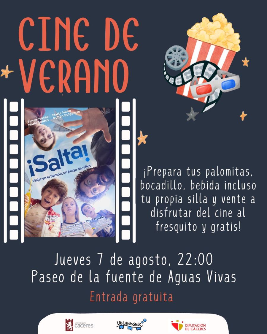Cine de verano en Aguas Vivas ¡Salta!