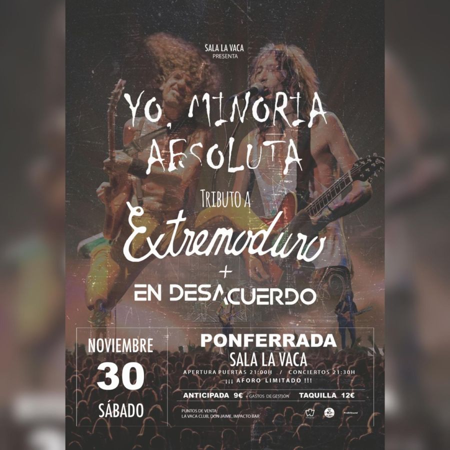 CONCIERTO | Yo Minoría Absoluta y En Desacuerdo