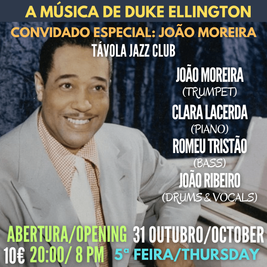 A Música de Duke Ellington - Live Jazz no Távola Jazz Club