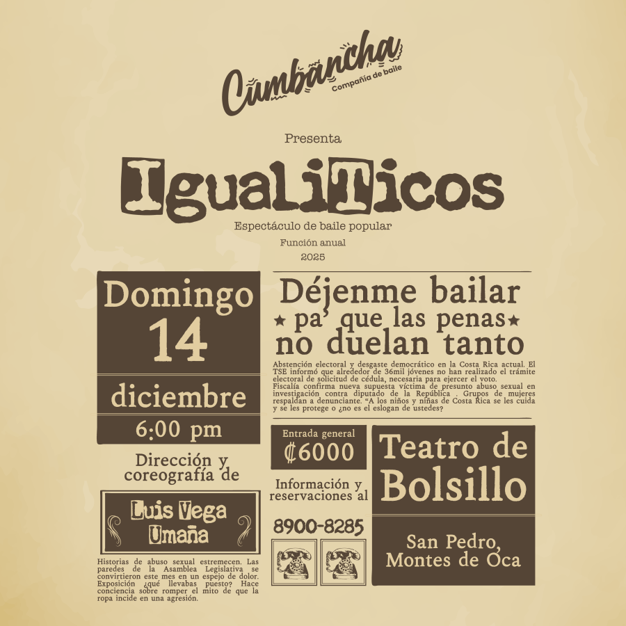 Igualiticos. Espectáculo de baile popular