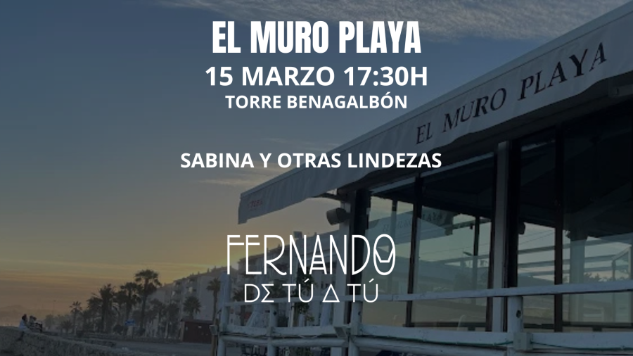 Tributo a Sabina y otras lindezas en Torre Benagalbón