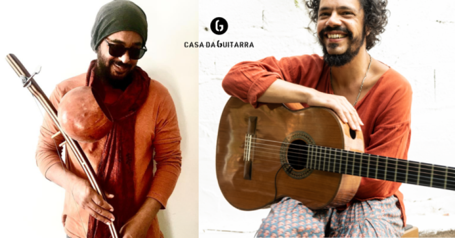 Felipe Mancini e Okan Kayma | Brasilidade delicada numa conversa musical entre violão e percussão