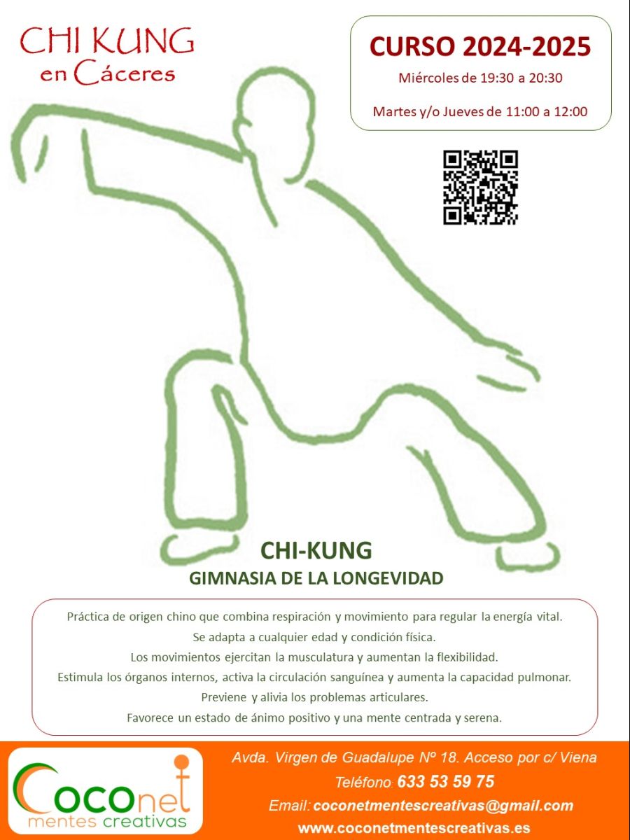 Práctica de CHIKUNG, Gimnasia de la longevidad (inscripciones)