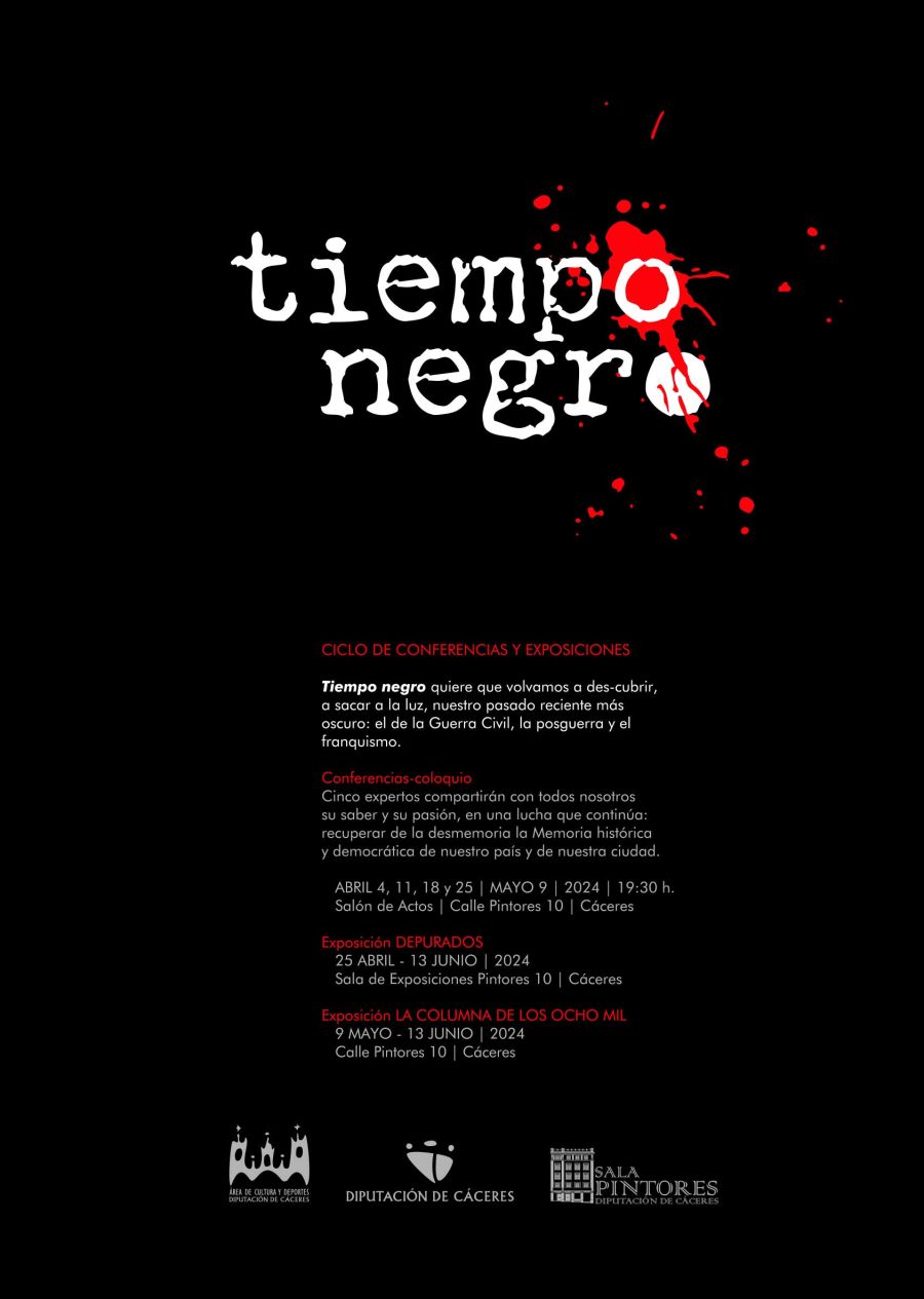 CONFERENCIA | José María Lama Hernández - TIEMPO NEGRO