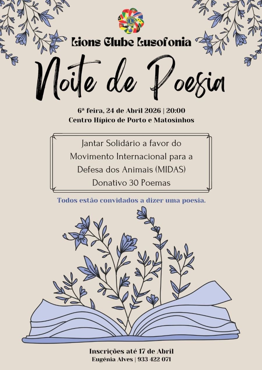 Noite de Poesia - com jantar Solidário