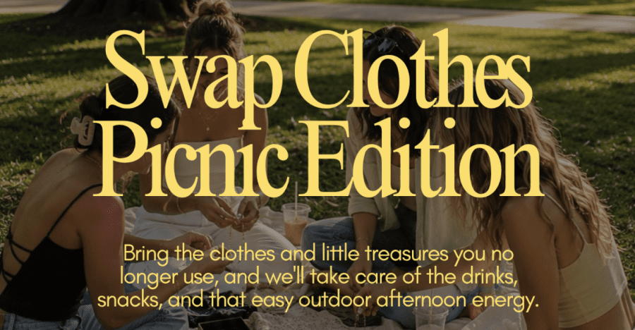 Swap Clothes – Picnic Edition (women only)