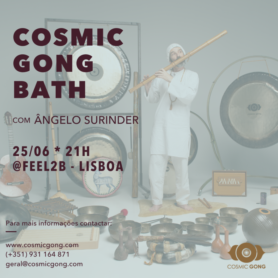 Cosmic Gongbath em Lisboa - com Ângelo Surinder