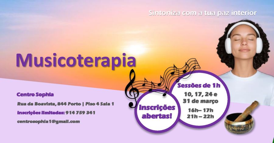 MUSICOTERAPIA Sintoniza com a tua paz interior