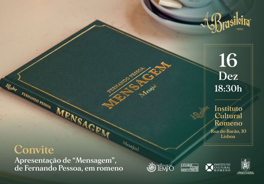 Lançamento da obra 'Mensagem' de Fernando Pessoa traduzida para romeno