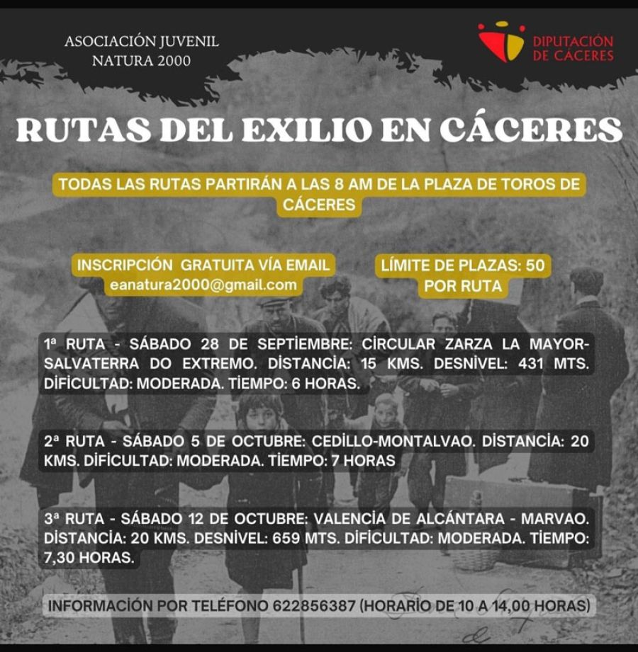 RUTAS DEL EXILIO EN CÁCERES | Cedillo - Montalvão