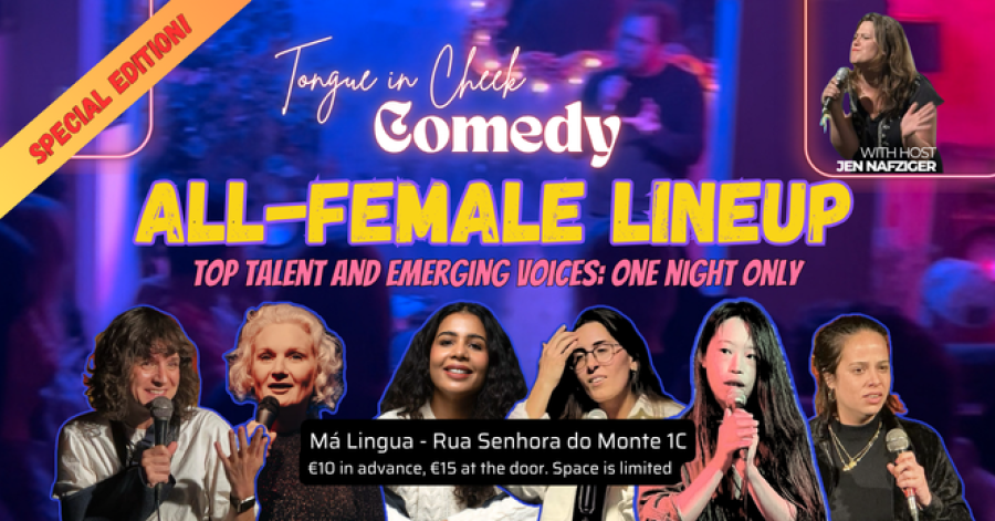 Cheek Comedy: All Female Line-up - Lisbon's Best for One Night Only
