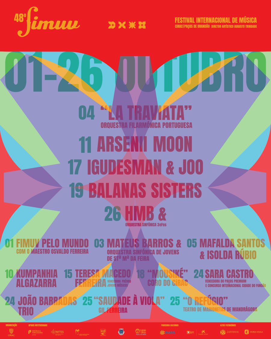 48.º Festival Internacional de Música de Paços de Brandão (FIMUV) | 1 a 26 OUTUBRO