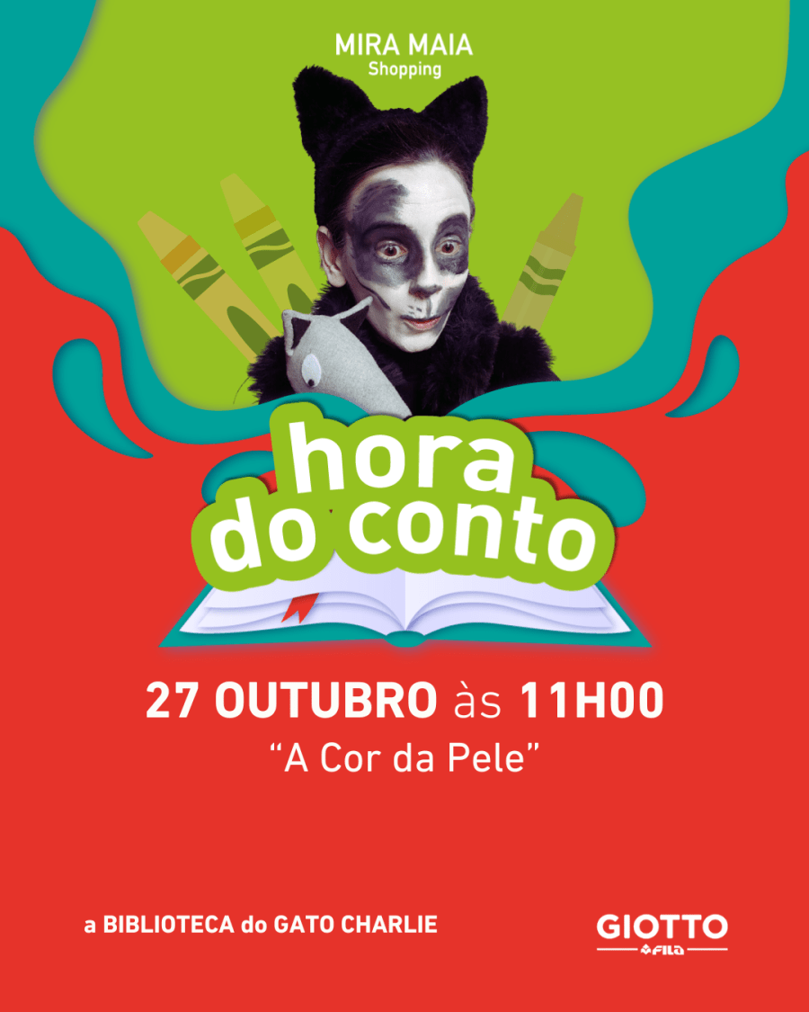 Hora do Conto - Biblioteca do Gato Charlie 'A Cor da Pele'