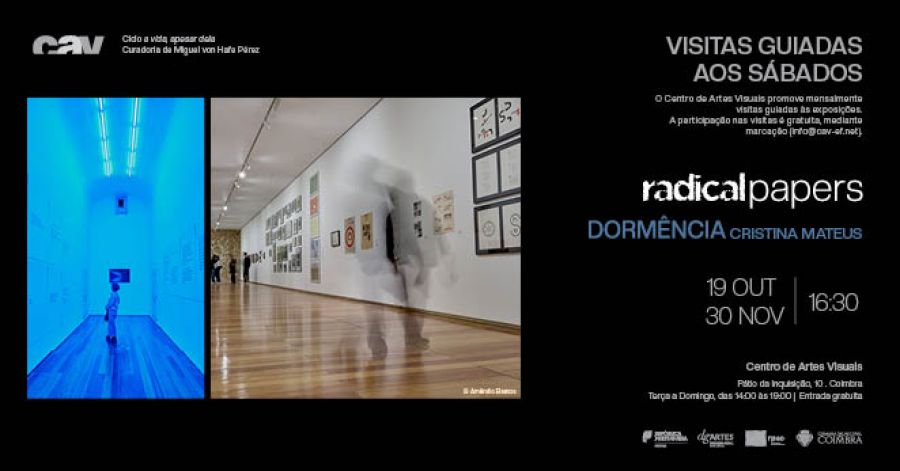 Visita guiada às exposições RADICAL PAPERS e DORMÊNCIA