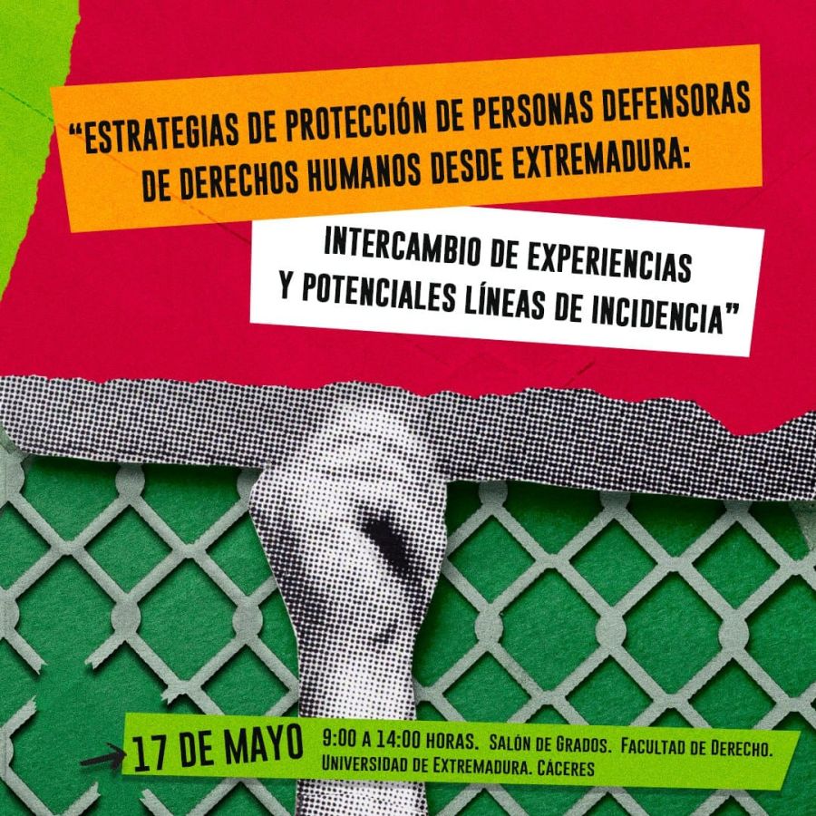 Seminario 'Estrategias de protección de personas defensoras de Derechos Humanos desde Extremadura'