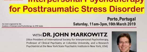 Workshop & Lunch 'Interpersonal Psychotherapy for Post Traumatic Stress Disorder (PTSD)