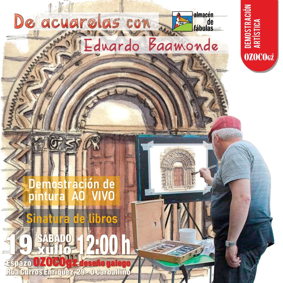 De acuarelas con EDUARDO BAAMONDE