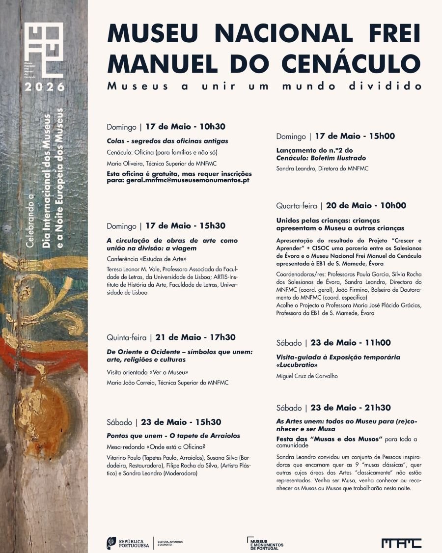Dia Internacional dos Museus e a Noite Europeia dos Museus