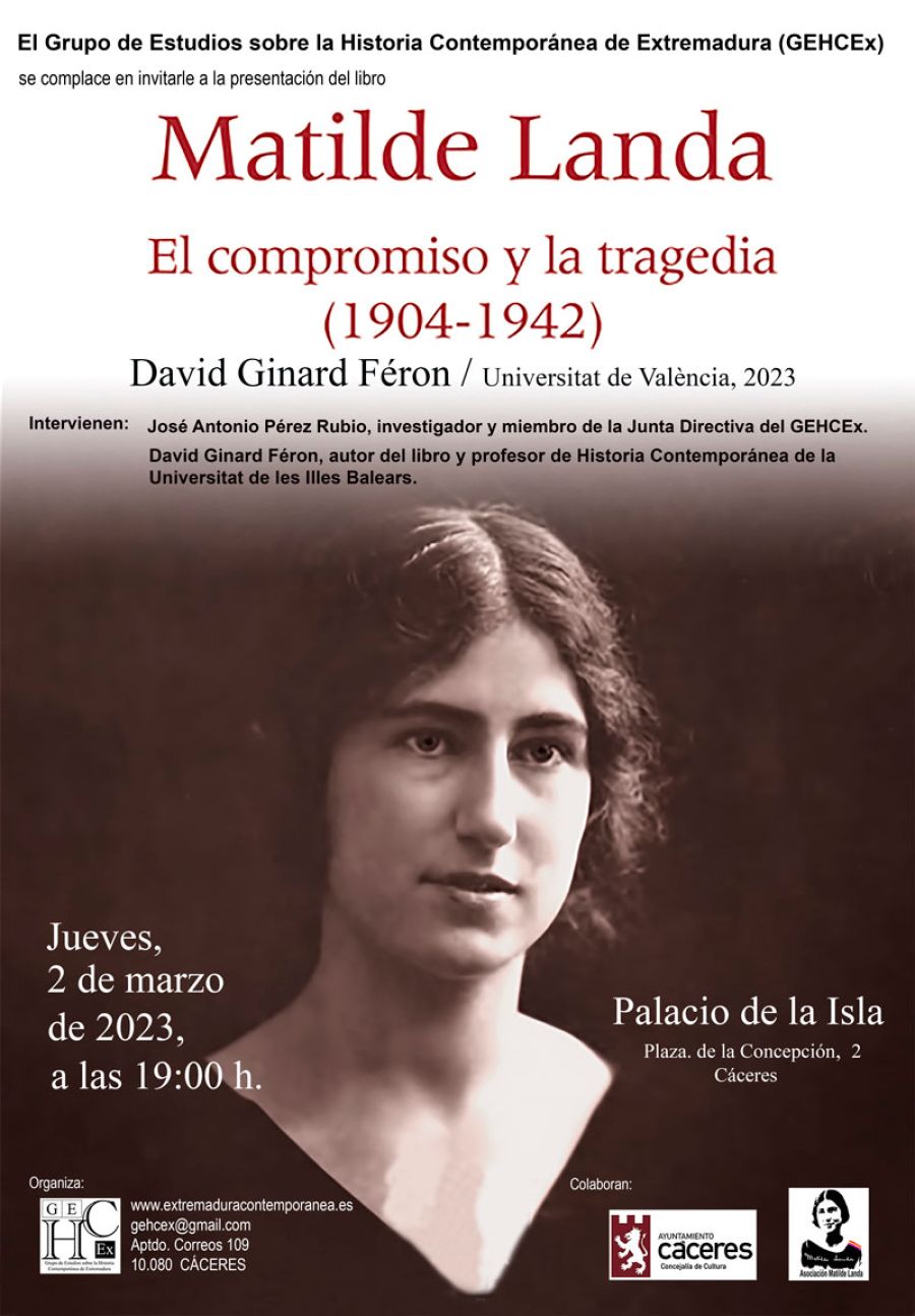 Matilde Landa  El compromiso y la tragedia (1904-1942)