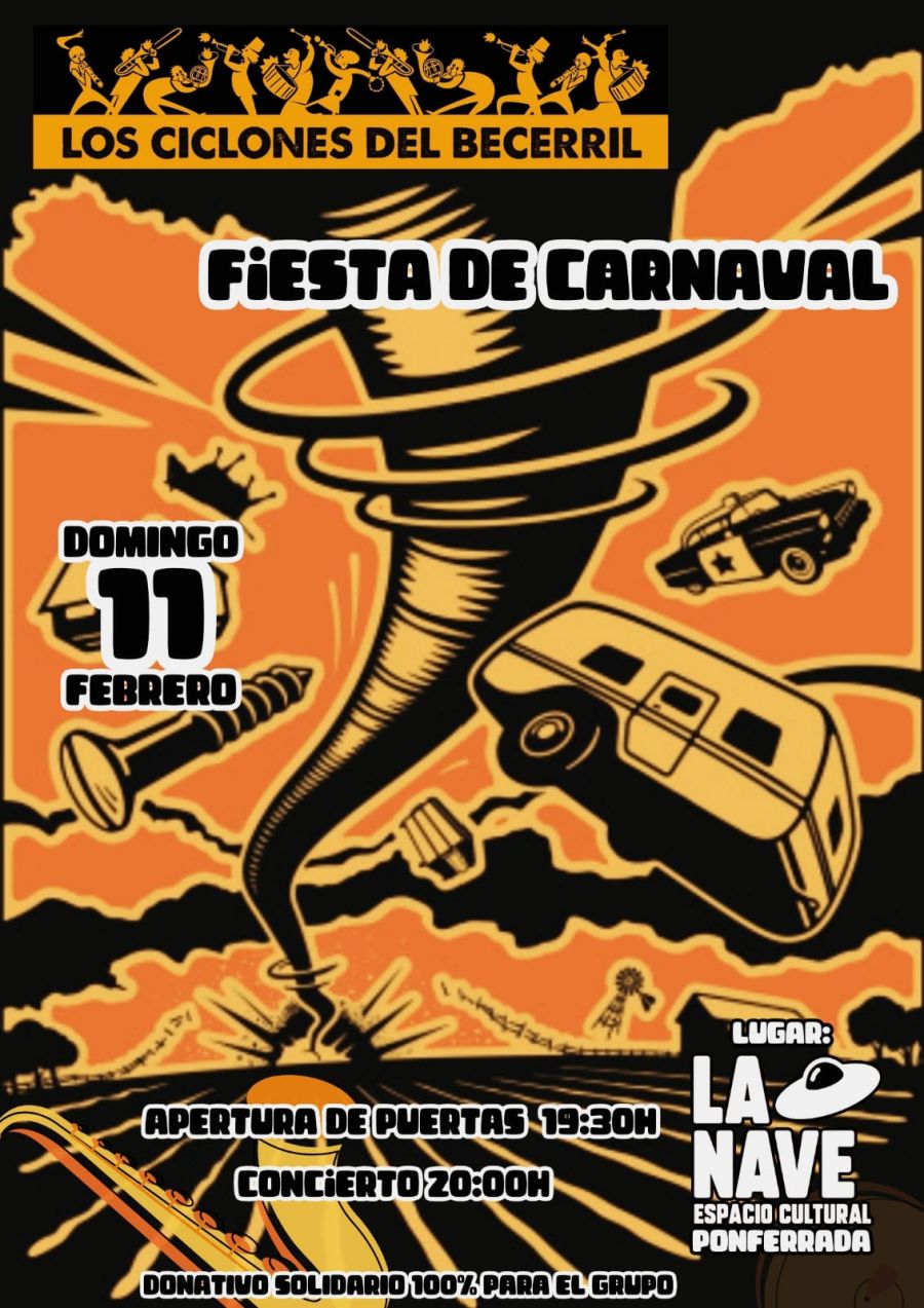 Fiesta de Carnaval con Los Ciclones del Becerril 