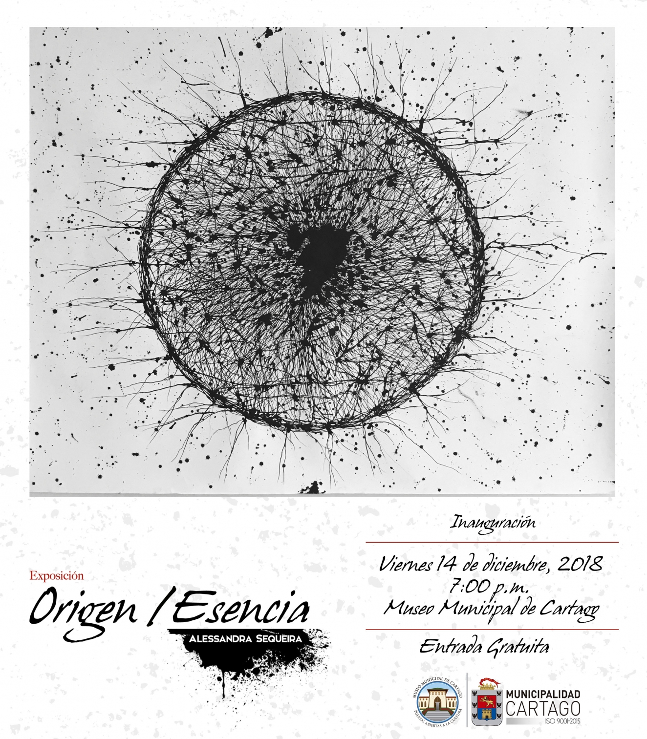 Inauguración. Origen/Esencia. Alessandra Sequeira. Abstracto