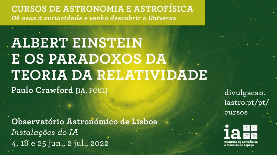 Curso Albert Einstein e os paradoxos da Teoria da Relatividade - NOVA DATA (setembro)
