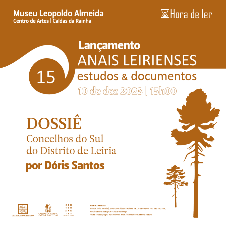 Lançamento do volume n. 15 de 'Anais Leirienses – estudos & documentos'