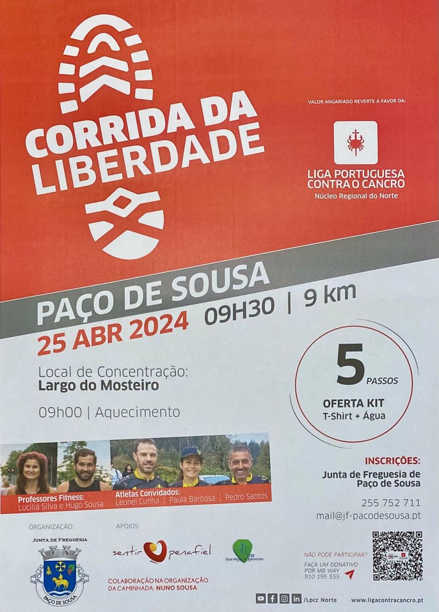 Caminhada Solidária 'CORRIDA DA LIBERDADE'
