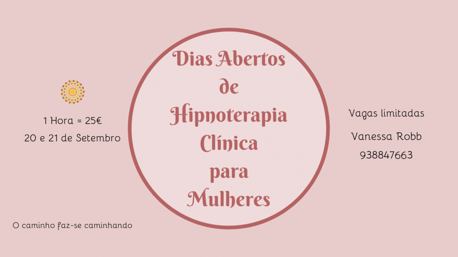 DIAS ABERTOS DE HIPNOTERAPIA CLÍNICA PARA MULHERES