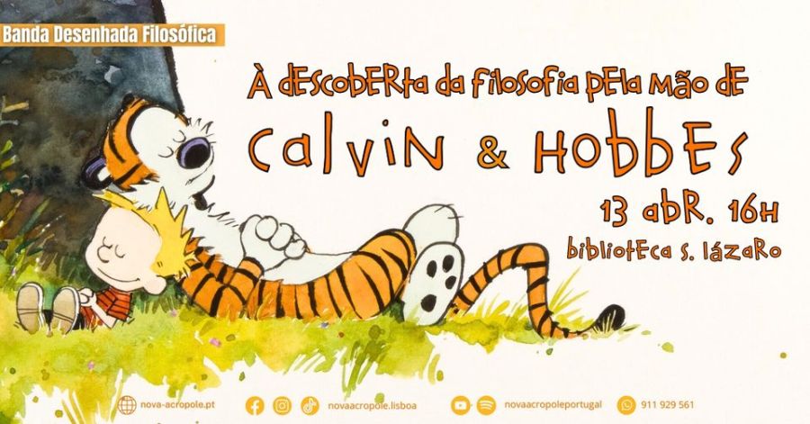 Conferência | À descoberta da Filosofia pela mão de Calvin & Hobbes'