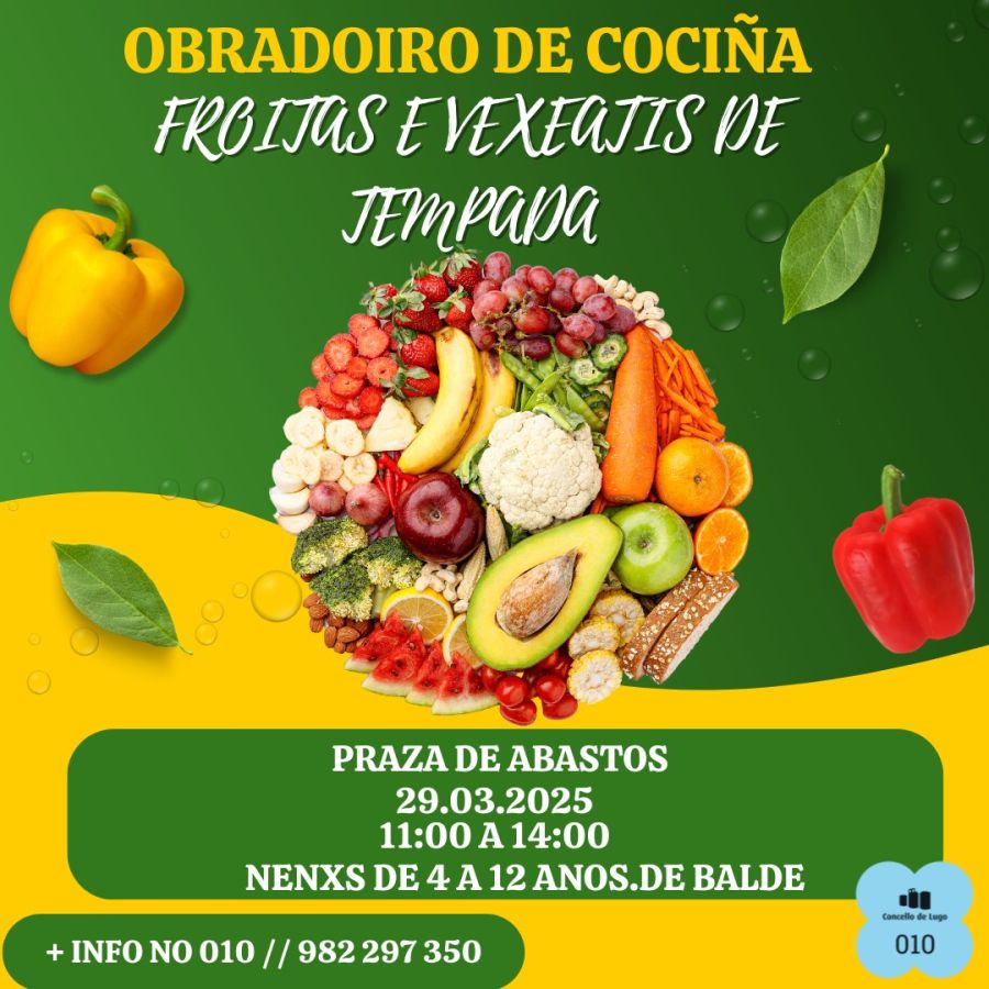 OBRADOIRO DE COCIÑA | Nenxs de 4 a 12