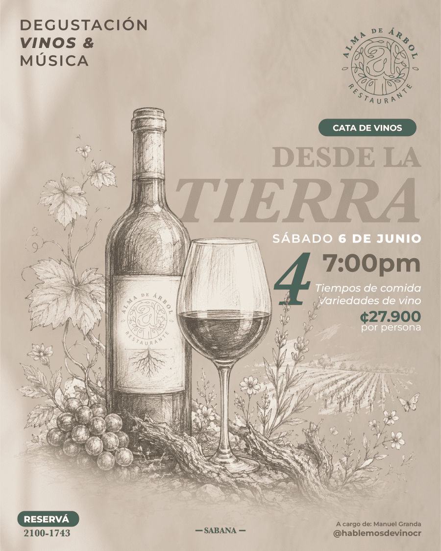 Cata de Vinos: Desde la Tierra 