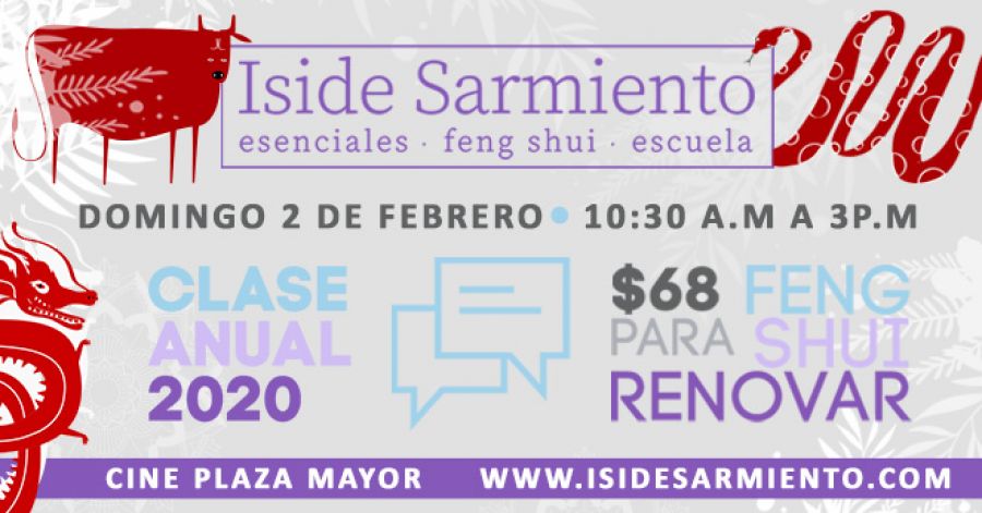 Charla anual. Iside Sarmiento. Feng Shui