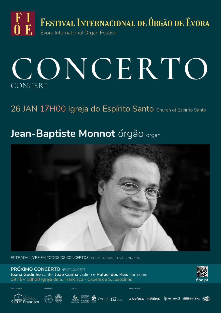 Concerto de Órgão com Jean-Baptiste Monnot