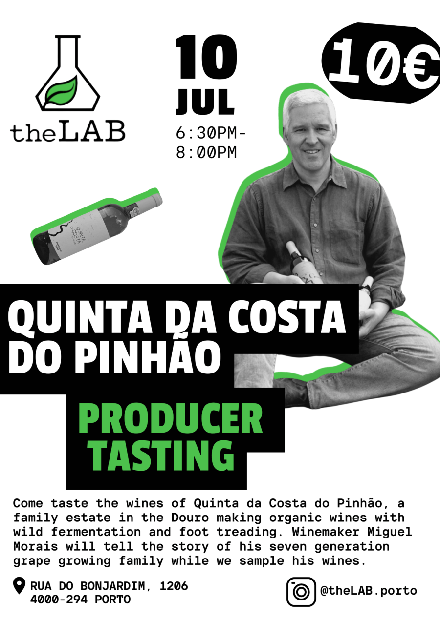 10 July | Quinta da Costa do Pinhão producer talk and tasting