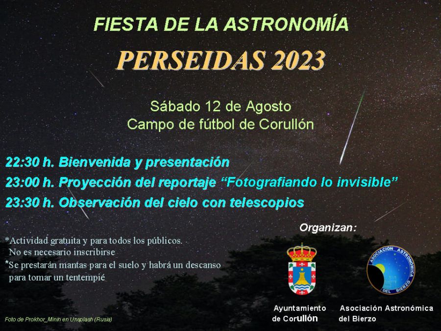 Fiesta de la astronomía | PERSEIDAS 2023