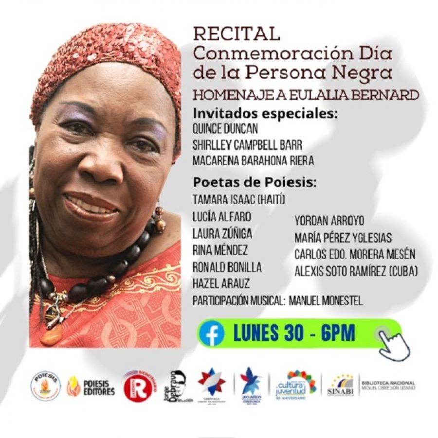 Recital. Conmemoración Día de la Persona Negra en Costa Rica