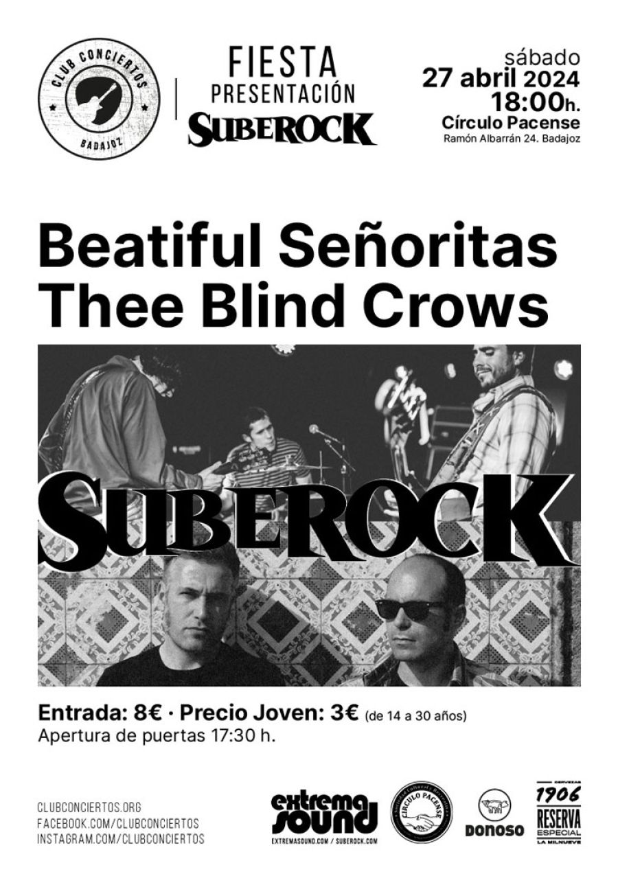 CONCIERTO | Beatiful Señoritas · Thee Blind Crows