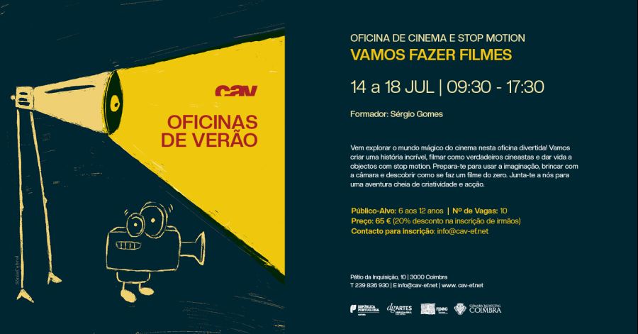 Oficina de Cinema e Stop Motion: Vamos Fazer Filmes!