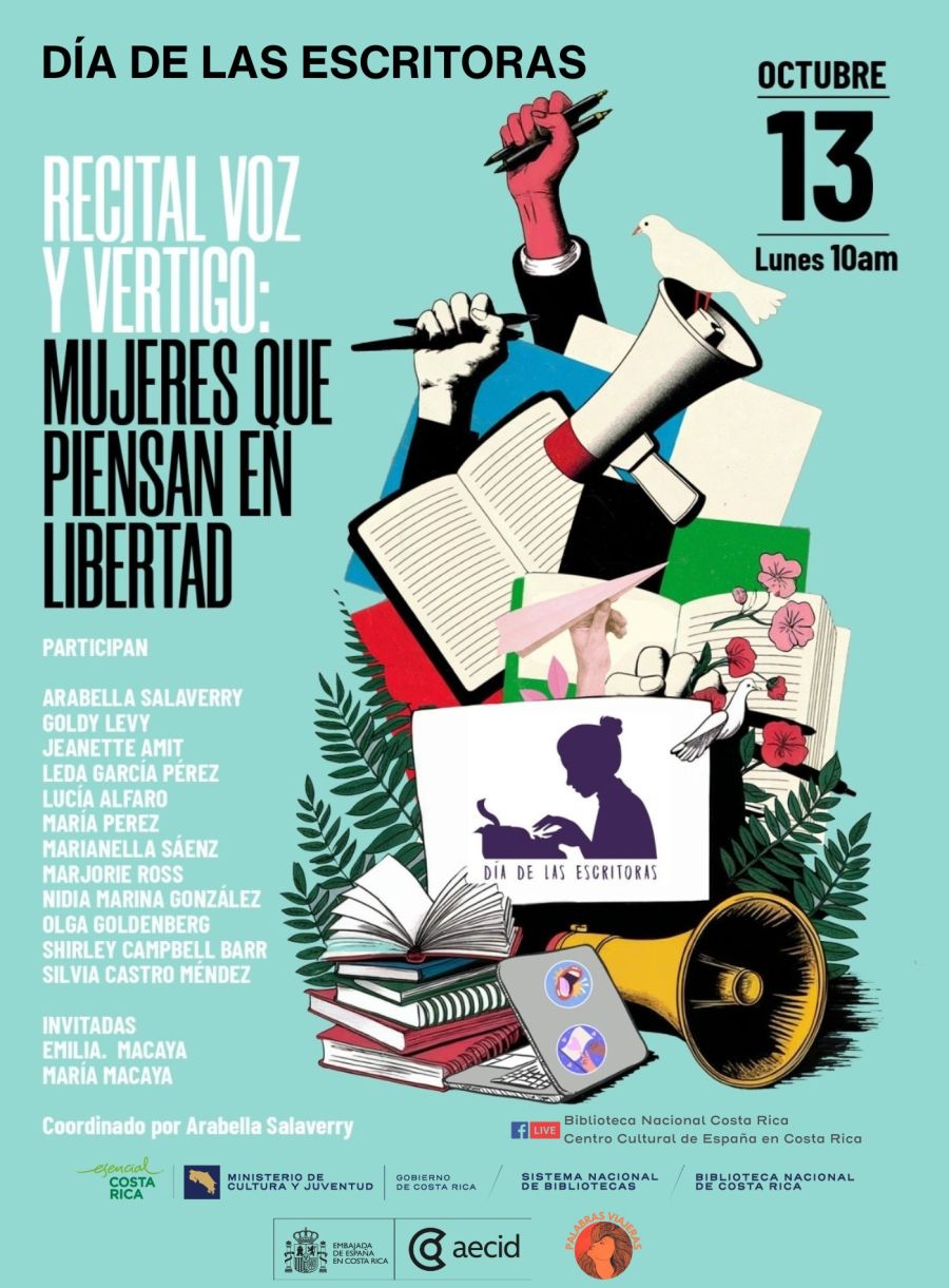 Celebración del Día de las Escritoras con el Recital 'Voz y Vértigo: mujeres que piensan en libertad'