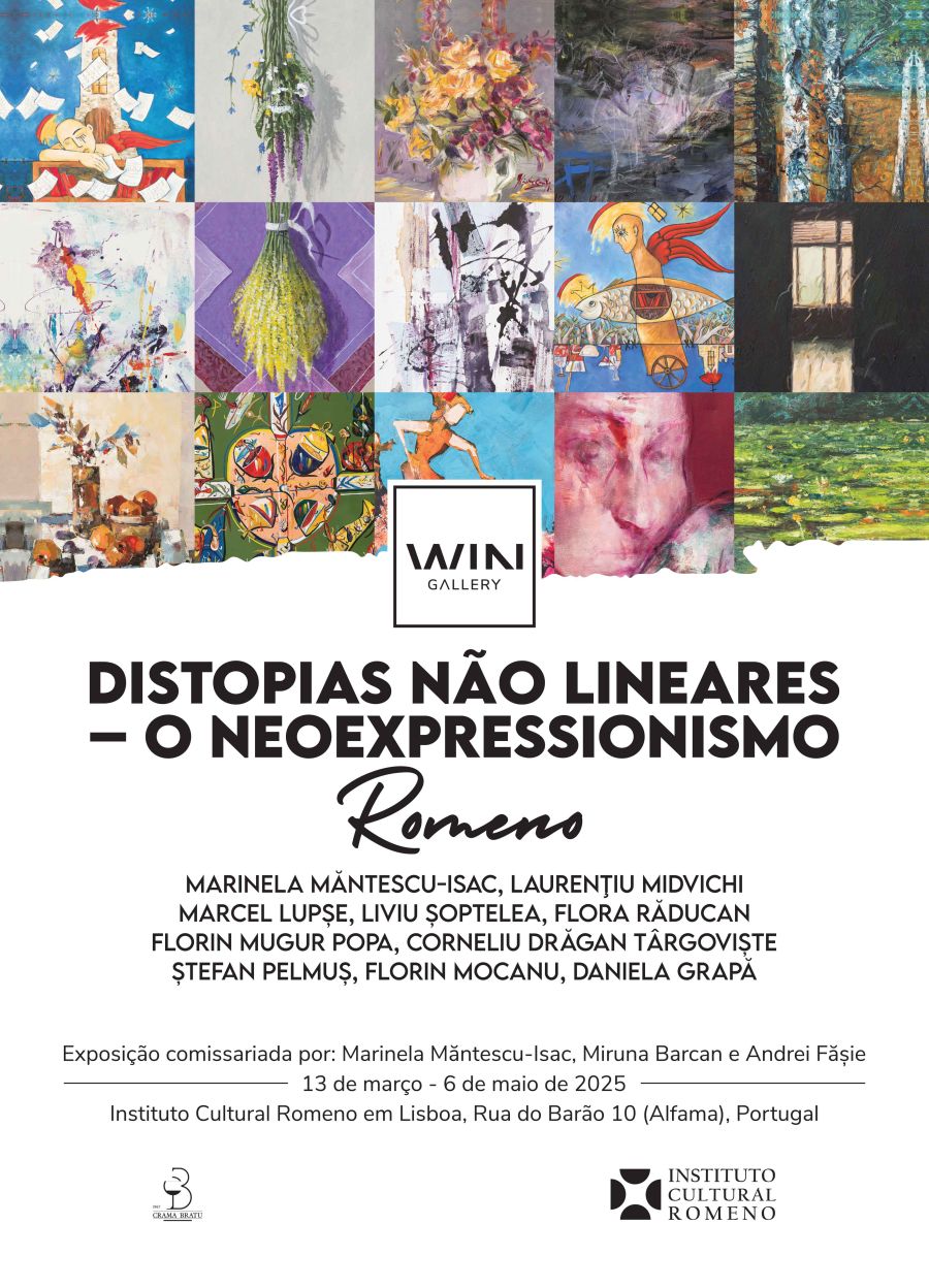 A exposição coletiva de pintura  “Distopias Não Lineares – o neoexpressionismo romeno” na Galeria do ICR Lisboa