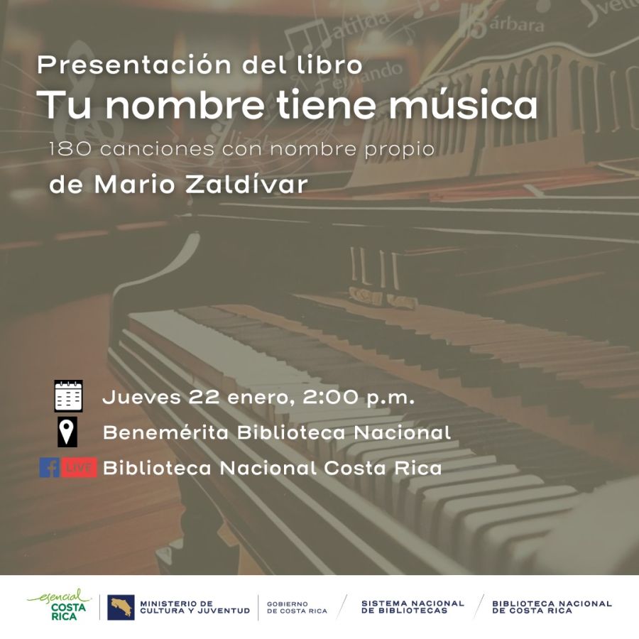 Presentación del libro 'Tu nombre tiene música' de Mario Zaldívar