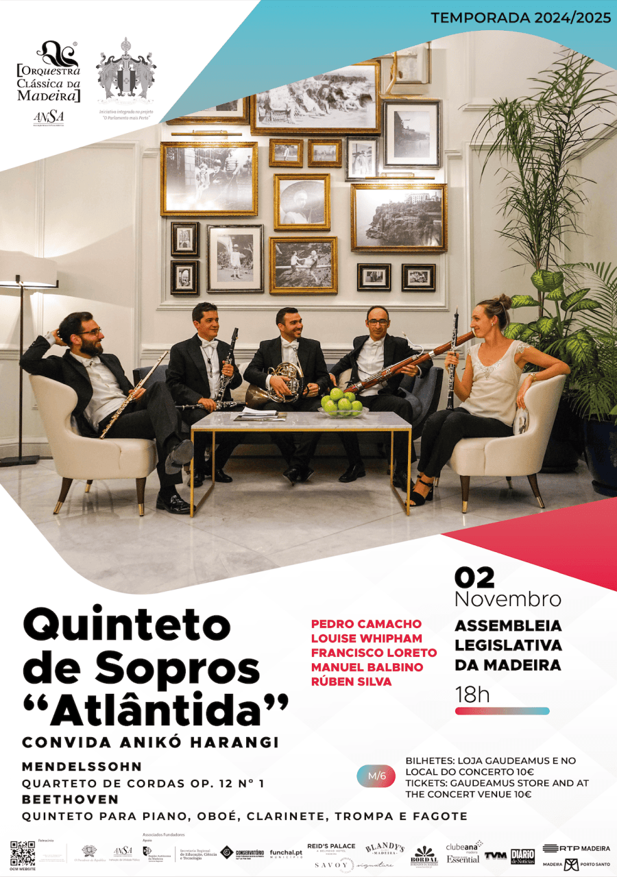 Quinteto de Sopros 'Atlântida' convida Anikó Harangi 