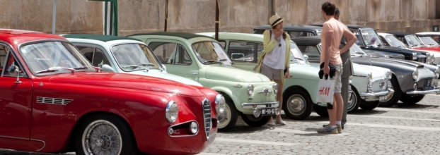 Exposição de automóveis clássicos italianos 'Lo stile italiano e l'automobile'