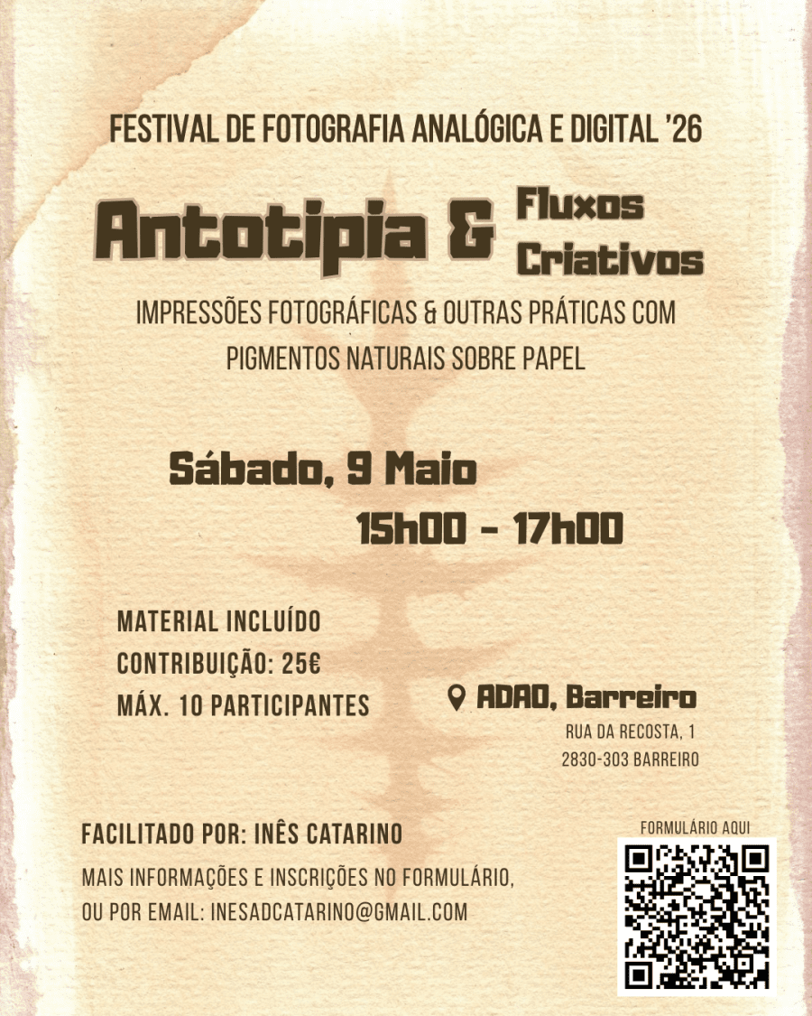 Fotografia: Oficina de Antotipia & Fluxos Criativos