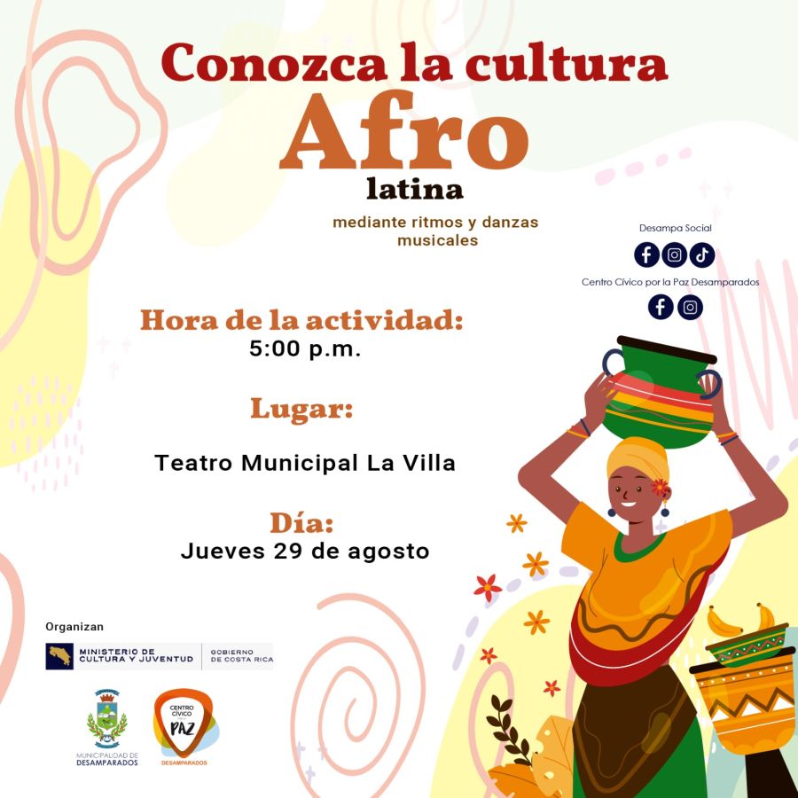 Conozca la cultura afrolatina mediante ritmos y danzas musicales