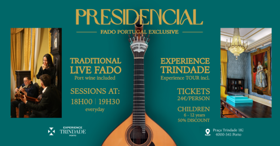 Bilhete Conjunto 'Experience Trindade x Fado'