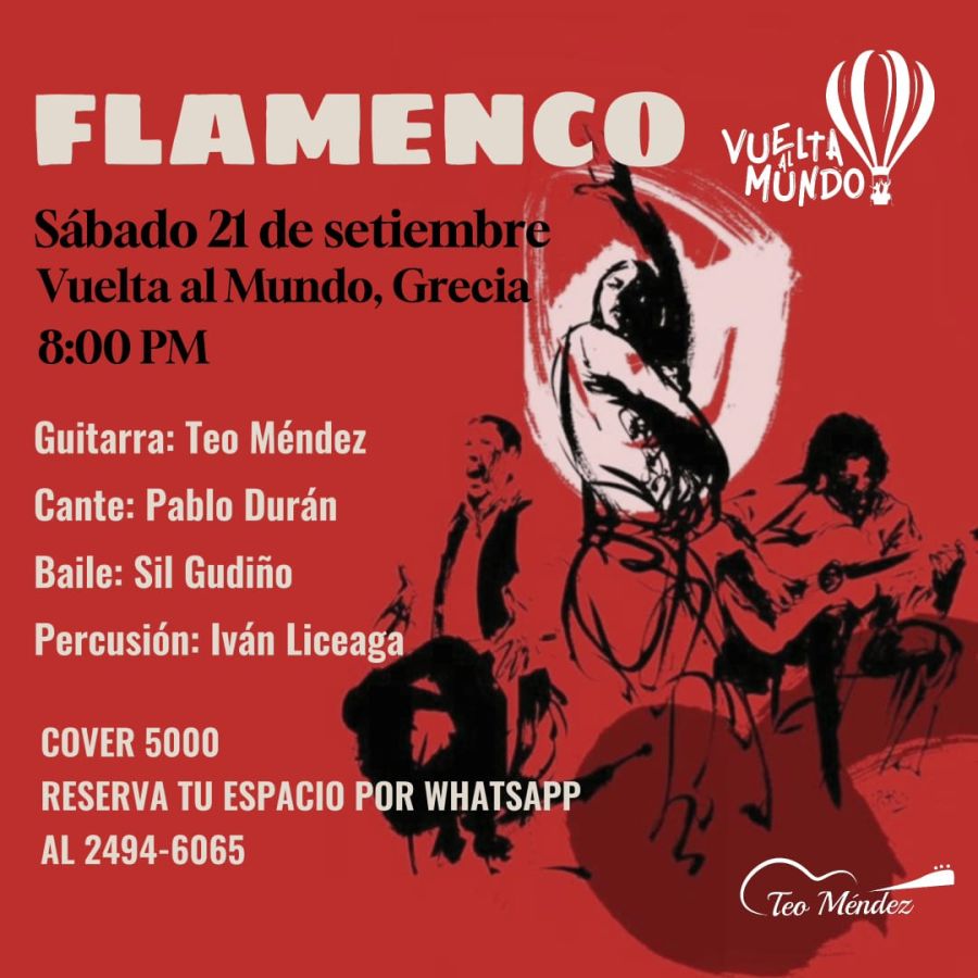 Noche de Flamenco con Bailarín