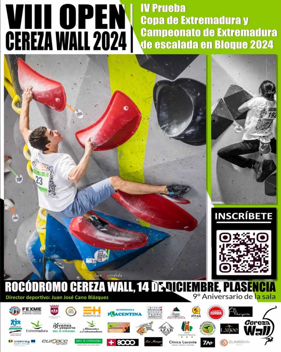 VIII OPEN DE ESCALADA EN BLOQUE CEREZA WALL 2024